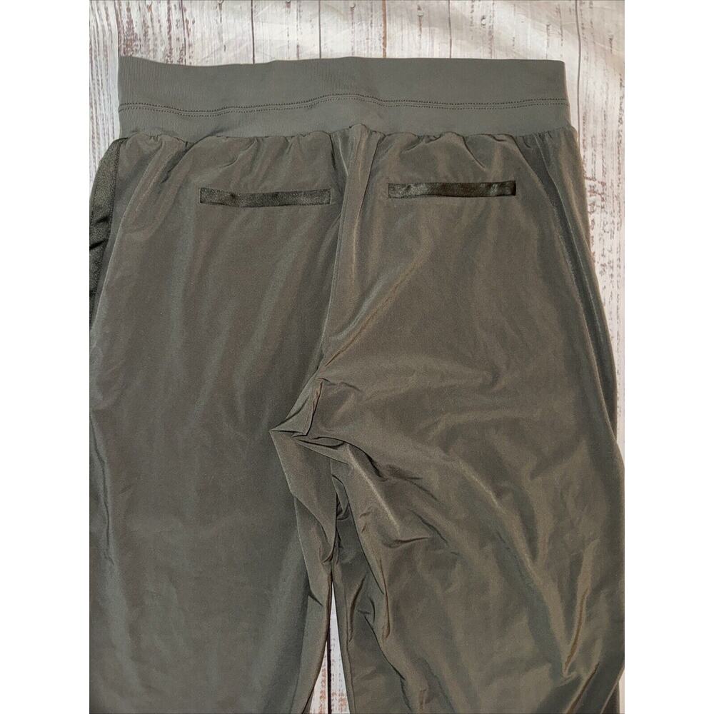 Athleta Women’s Nolita Wide Leg Dark Green Pants Pull On Comfort Size 20 - Picture 5 of 6